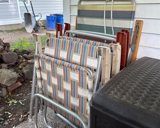 Aluminum Folding Lawn Chairs with Webbing