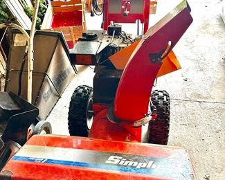 Simplicity Snowblower