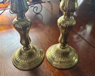 Hilary brass candlesticks