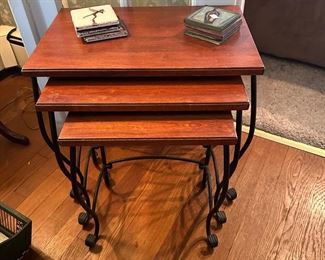 Bombay Style Mahogony nesting tables