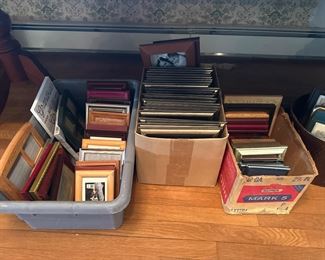 Lots of picture frames