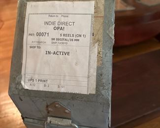 Original 33mm Indy Direct Film 5 Reels