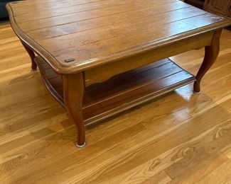 Distressed farmhouse coffee table