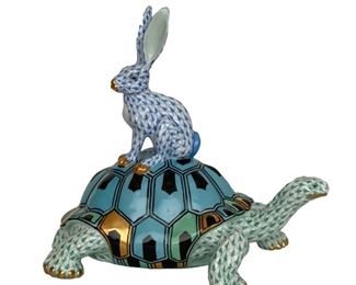Herend turtle and rabbit