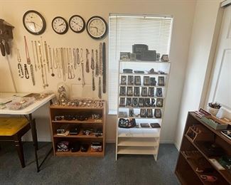 Costume jewelry and watches galore