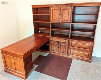 Executive Desk (five pieces)