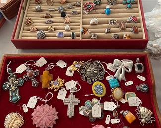 rings, pins, brooches and more 