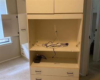 great storage / computer desk/ workshop cabinet