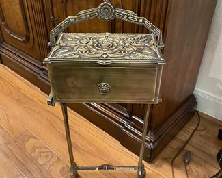 vintage chest, possibly used for cigar storage 
