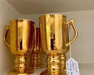 Irish coffee mugs, vintage  Hall