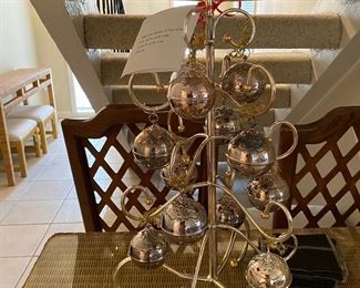 Reed and Barton Holly Bells and tree 