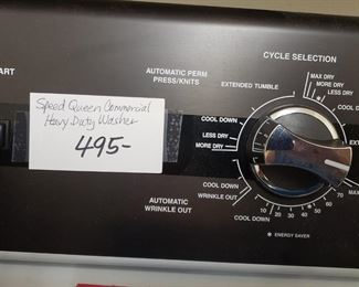 Speed Queen commercial heavy duty dryer