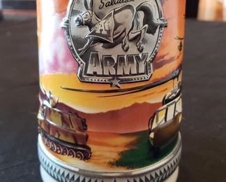Military Series beer stein