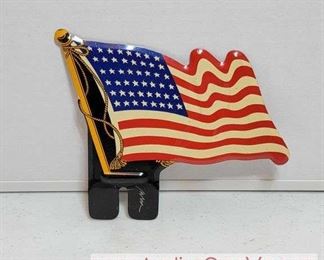 5 American Flag License Plate Topper. 48 Star Flag