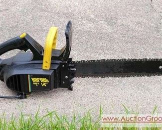 Hornet mark two fourteen inch electric chainsaw