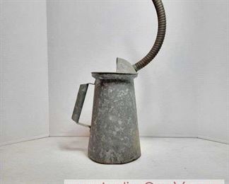 Vintage Flexable Spout Oil Watering Can. 1 Gallon.