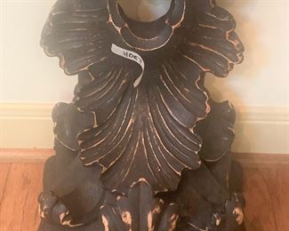 One of two wall sconces/wall shelf (upside down)