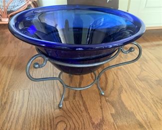 Cobalt bowl