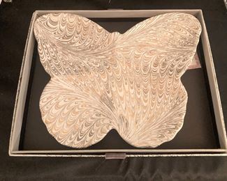 Butterfly dish in original box