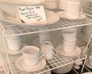 Royal Majestic (service for 8 with extra cups and serving pieces)