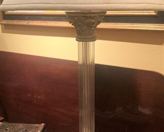 One of two matching lamps