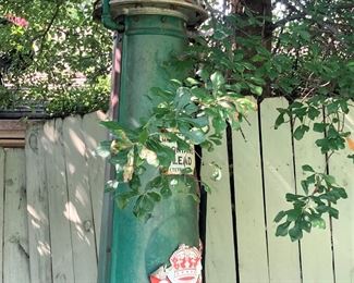 Crown Gasoline gas tank (bolted to concrete)