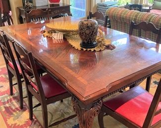 Chairs are priced separately from the table.