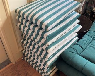 Cushions for the patio furniture