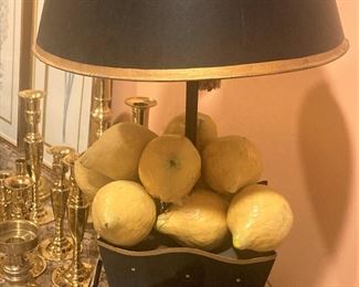 Lemon lamp