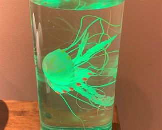One "Lava" lamp  turns 3 colors