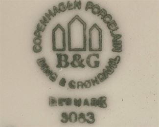 Copenhagen porcelain plate