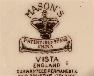 "Vista" - made in England by Mason's