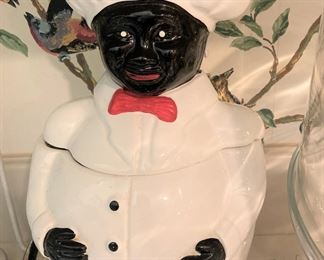 Black Americana cookie jar