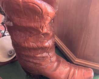 Concrete book planter