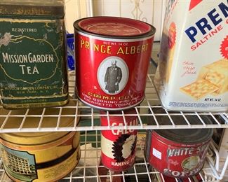 Vintage tins
