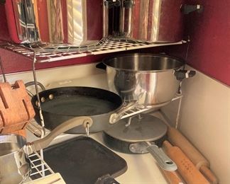 Cookware; rolling pins