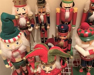 Some of the MANNNNNY nutcrackers