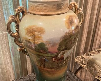 Antique lidded vase/urn