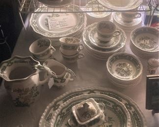 64 pieces of Mason "Manchu"  ironstone from England