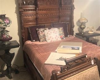 Eastlake antique bed