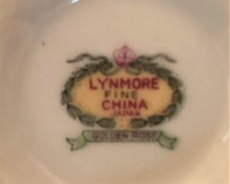 50 pieces of Lynmore China "Golden Rose"