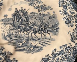 "Coaching Scenes" Johnson Bros ironstone - Made in England