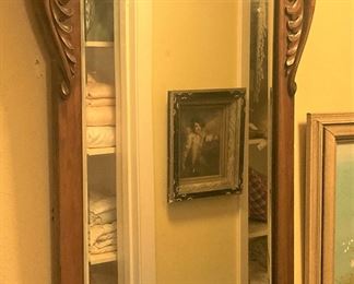 One of several mirrors in the house