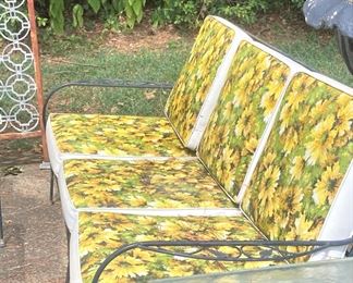 Vintage patio sofa