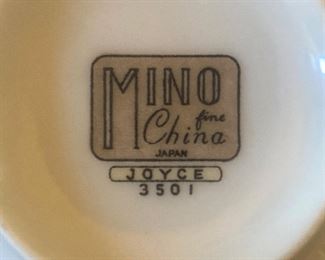 Vintage Mino fine china - "Joyce"