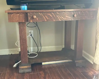 Wood Console Table 
