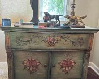 Vintage Painted Cabinet 