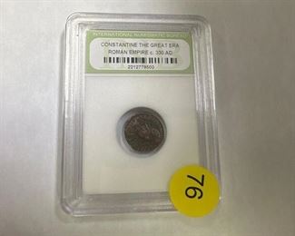 CONSTANTINE THE GREAT ERA ROMAN EMPIRE c. 330 AD COIN