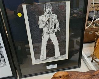 DON NORTHCUTT FRMAED PRINT “ELVIS “