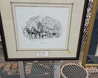  DON NORTHCUTT FRAMED PRINT “3 MULE TEAM”